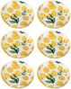 formano Frühstücksteller Fresh Lemon, Spülmaschinengeeignet, Weiß, Zitronen, H: 2cm Bild 1