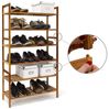5 x Schuhregal Walnuss stapelbar Bild 3