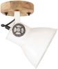 vidaXL Wand-/Deckenlampen Industriestil 2 Stk. Weiß 20x25 cm E27 320519 Bild 4
