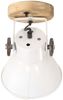 vidaXL Wand-/Deckenlampen Industriestil 2 Stk. Weiß 20x25 cm E27 320519 Bild 5