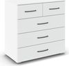 rauch Aditio Box, Kommode, 5 Schubladen, mit Softclose-Funktion, Farbe Weiß, BxHxT 80x81x42cm Bild 3