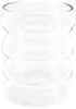 8er Trinkgläser-Set 350 ml Wave-Style Kaffeegläser Getränkebecher transparent Bild 2
