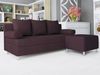 Mirjan24 'Dover' Schlafsofa, Rot, 86 x 192 x 80 cm, mit Polsterhocker Bild 3