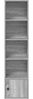 vidaXL Bücherregal Grau Sonoma 31x24x127 cm Holzwerkstoff 860351 Bild 4