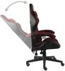 vidaXL Gaming-Stuhl Schwarz und Weinrot Kunstleder [20525] Bild 4