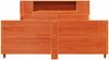 vidaXL Massivholzbett ohne Matratze Wachsbraun 140x200 cm Kiefernholz 3323769 Bild 4