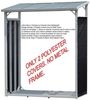 Quick Star Kaminholzregal Wetterschutz Seitlich für Kaminholzregale in Schwarz & Transparent, BxTxH:70x1x145 cm, PVC Beschichtung 260g/m² Bild 4