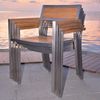 Teak Stapelstuhl Garzone (Edelstahl) Bild 3