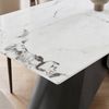 IDIMEX Esstisch LAZIO, Design Tisch 180x90 cm in Marmor-Optik aus Keramik und Metall Schwarz/ Bild 4