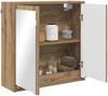 vidaXL Badezimmerspiegelschrank mit Tür Artisan-Eiche 60 x 20 x 60 cm 888786 Bild 3