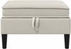 vidaXL Sofa-Hocker mit Stauraum Hafer Samt 42027144 Bild 4