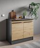 BASIC by Balculina Spülenschrank Jazz B/T/H 100x60x90 cm (1-St) Breite 100cm, Melaminbeschichtung Bild 4