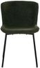 Esszimmerstuhl Nilla / Maceda, Metall, Polyester, Grün, Schwarz, 48 x 83 x 59 cm Bild 2