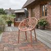 CLP Gartenstuhl Hope mit Lehne stapelbar wetterfest UV-beständig bis 150 kg,terracotta Bild 3