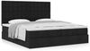 vidaXL Ottoman-Bett mit Matratzen Schwarz 200x200 cm Stoff 3313743 Bild 4