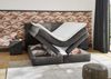 Boxspringbett 180x200 cm H3 Federkernmatratzen Bonell Topper Cord Dunkelgrau Bild 3