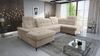 robin 'NEO' Ecksofa mit Schlaffunktion und verstellbarer Bettkasten, Chenille-Stoff creme, 343 x 210 x 90 cm Bild 2