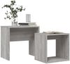 vidaXL Satztische 2 Stk. Grau Sonoma Holzwerkstoff 815541 Bild 3