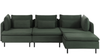 Modul Ecksofa 3-Sitzer EGERIS Cord Dunkelgrün linksseitig Bild 4