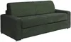Vente-unique - CALITO Sofa SamtStoff Grün - B 223 cm94 cm x H 85 cm x L 216 cm Bild 2