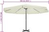 vidaXL Sonnenschirm Weiß Aluminium 500 cm 40301 Bild 5