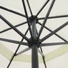 vidaXL Sonnenschirm Weiß Aluminium 500 cm 40301 Bild 3