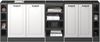 Küchenschrank für Dachschrägen R-Line Weiß Landhaus 210 cm 5er Set Schrankkorpuss 60 cm Tiefe Vicco Bild 5