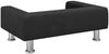 vidaXL Hundebett, Samt, Schwarz, 70 x 45 x 26.5 cm Bild 5