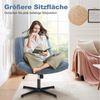 DUMOS Bürostuhl Ohne Armlehne Schneidersitz Stuhl, mit Verbreitertem Criss Cross Chair, drehbar Bild 3