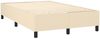 vidaXL Boxspringbett mit Matratze Stoff Creme 120x200 cm, Härtegrad: H2 [3136506] Bild 4