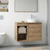 vidaXL Badezimmerschrank Inzwischen Artisan-Eiche 30 x 41 x 50 cm 890349 Bild 4