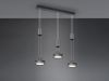 LED Pendelleuchte FRANKLIN 3-flammig höhenverstellbar dimmbar Anthrazit, B: 85cm Bild 3