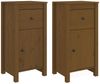 Sideboards 2 Stk. Honigbraun 40 x 35 x 80 cm Massivholz Kiefer [813761] Bild 2