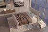 Boxspringbett Marbella - Jacquard - creme - 200x200 cm Bild 4