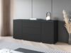 Kommode Doppo 150 (Farbe: Schwarzer Graphit, mit RGB LED Beleuchtung) Bild 2