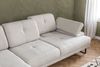 Ecksofa, 'Mustang', 83 x 174 x 314, Beige Bild 5