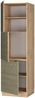 Herdumbauschrank Fame-Line Eiche Paneel 60 cm Vicco Bild 4