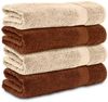 Komfortec Handtuch Set 100% Baumwolle, 470 g/m², Frottee (Set, 4-St), Handtücher 50x100 cm Set, Weich Bild 2