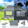 COBIZI Faltpavillon 3x6m Wasserdicht Stabil Winterfest mit Seitenwänden Bild 3