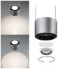 Paulmann No. 79720 LED Pendelleuchte Aldan 3x9 W dimmbar Schwarz Alu gebürstet Bild 3