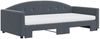 vidaXL Tagesbett Ausziehbar mit Matratzen Dunkelgrau 100x200 cm Samt 3197333 Bild 3
