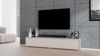 AX LIVING Lowboard beige Loriano 2x100 cm TV Board stehend Kaschmir Bild 3