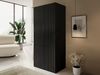 Kleiderschrank Fusbo 90 2D (Farbe: Schwarz) Bild 2