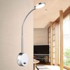 LED Wandleuchte, Aluminium, flexibler Spot, H 51 cm, PEGASI Bild 5