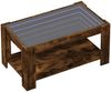 LED-Couchtisch, Sofatisch Räuchereiche 93x53x45 cm Holzwerkstoff Bild 3
