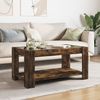 LED-Couchtisch, Sofatisch Räuchereiche 93x53x45 cm Holzwerkstoff Bild 4