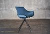 KAWOLA Stuhl ZAJA Esszimmerstuhl Velvet drehbar petrol 85 x 59 x 57 cm Bild 5