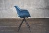 KAWOLA Stuhl ZAJA Esszimmerstuhl Velvet drehbar petrol 85 x 59 x 57 cm Bild 4