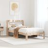 Einzelbettgestell Design für Erwachsene mit Kopfteil ohne Matratze 90x200 cm d3061e Bild 2