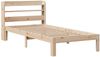 Einzelbettgestell Design für Erwachsene mit Kopfteil ohne Matratze 90x200 cm d3061e Bild 3